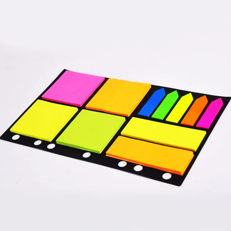 Wholesale Sticky Note Set with 25sheets Different Shape  Sticky Note for Office