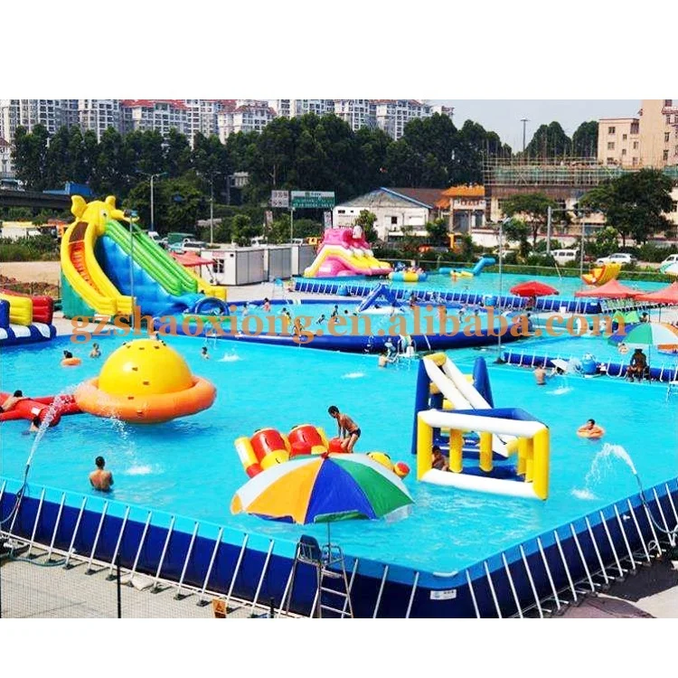 Inflatable Floating Water Game Water Obstacle Course In Sea Or Pool ...