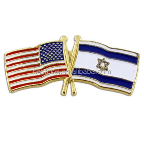 アメリカとイスラエルの旗が友情のラペルピンを越えた Buy 米国とイスラエル旗クロス友情ブローチ アメリカとイスラエルの米国旗クロス 友情金属エナメルピン 米国とイスラエル旗クロス友情バッジ Product On Alibaba Com
