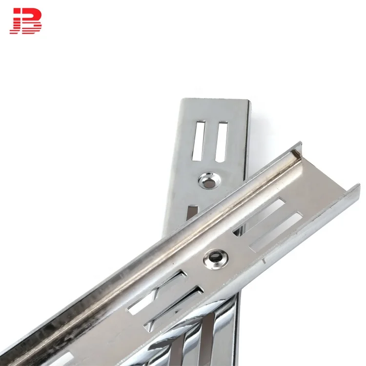 Jinbin Metal Double Slotted Channel / Supermarket/ Clothes Shops/Stores AA Column supplier