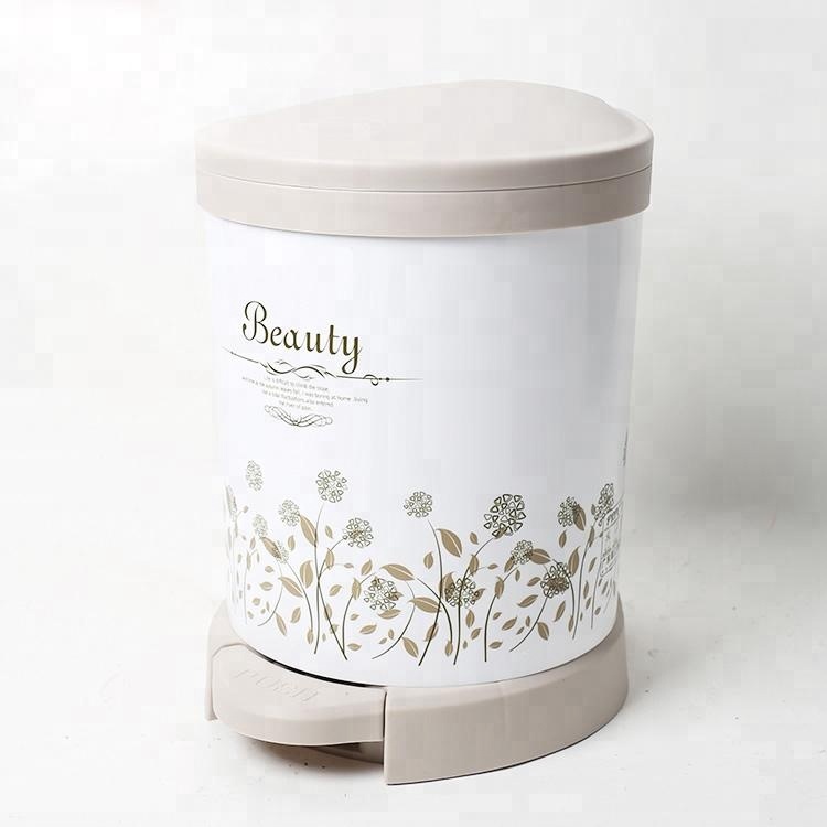 Пластиковый производитель под заказ высокое качество бытовой полипропилен пластиковая педаль мусорная корзина для