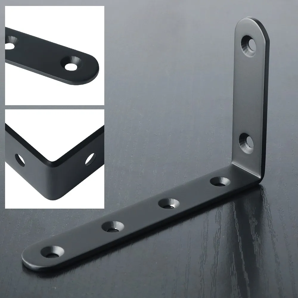Alise Lshaped Stainless Steel Shelf Bracket Corner Brace Angle Support