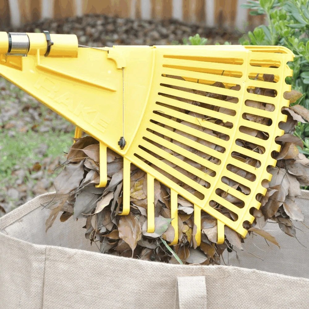 Vertak 2 In 1 Multi Function Garden Telescopic Grass Leaf Rake Grabber