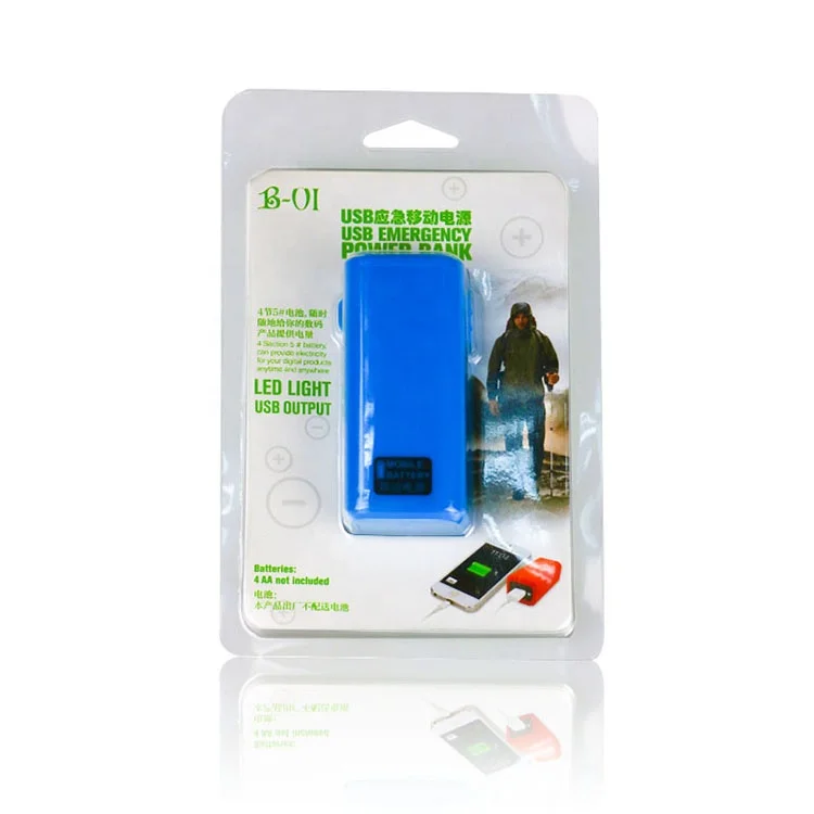 Portable 1USB Mini Pocket USB Charger 5V 1A Travel Charger Power Supply for Multiple Mobile Phone Accessories AA Power Bank