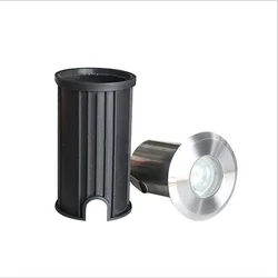 3 Вт rgb Водонепроницаемый светодиодный подземный светильник IP65, углубленный напольный наружный садовый светильник