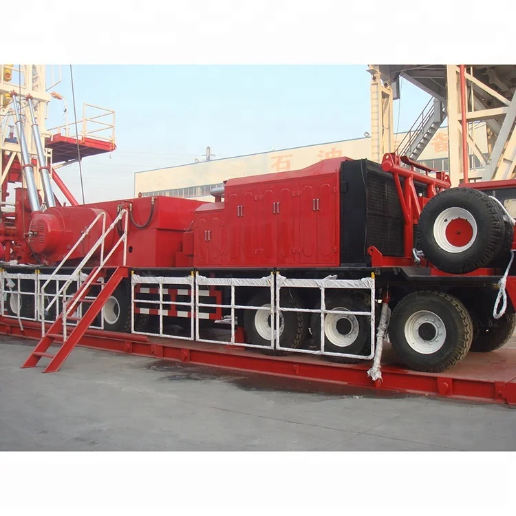 Oilfield Well Oil Drilling Equipment Rig trailer-mounted oil well drill rig for oil well drilling