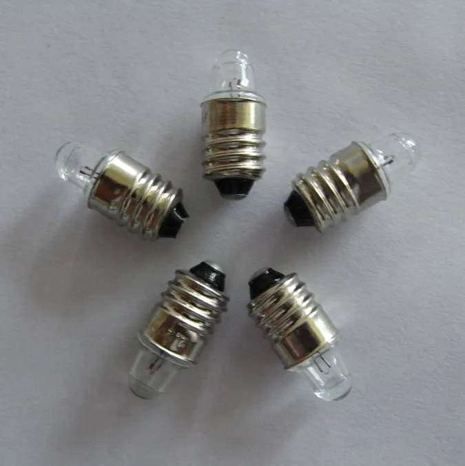 E10 спиральный держатель лампы 2.2V0.25A 2.5V0.3A фонарик точечный мини-светильник