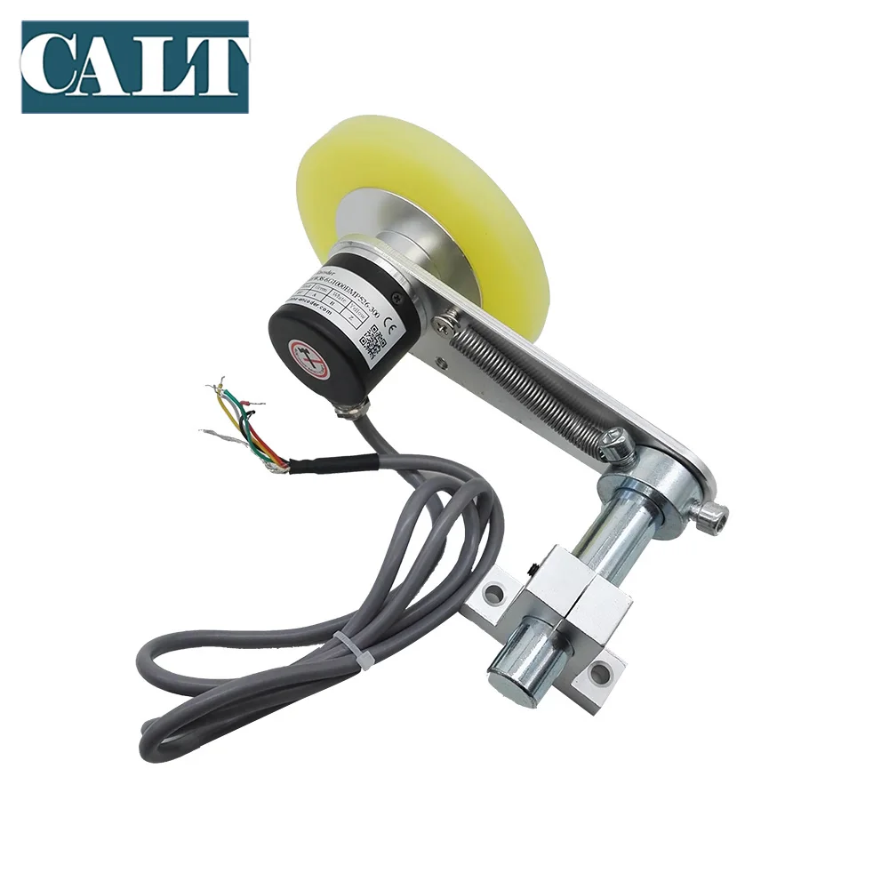300mm Single Wheel encoder length Measuring sensor with Bracket 100ppr 200ppr 500ppr 600ppr 1000ppr push pull encoder