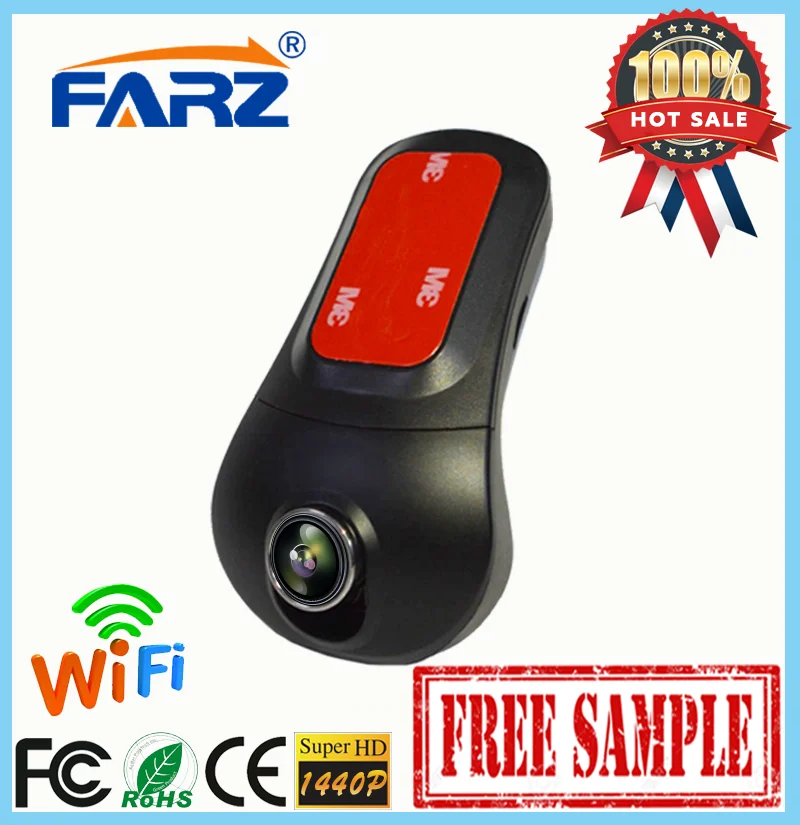 Mini0801 Miniature Dash Cam  Full HD 1080p Video & Optional GPS