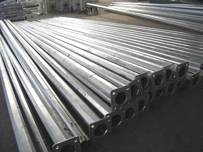 6m 8m 10m 12m Octagonal Street Light Poles
