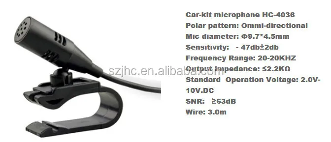 Hidden Microphone Car Handsfree Car Kit Mic Safety Security View Handsfree Car Kit Microphone Kimafun Product Details From Shenzhen Jhc Electronics Co Ltd On Alibaba Com