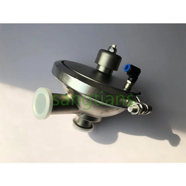 
Гигиенический регулирующий клапан постоянного давления из нержавеющей стали с зажимными концами, 304 дюйма, 11/2 дюйма 