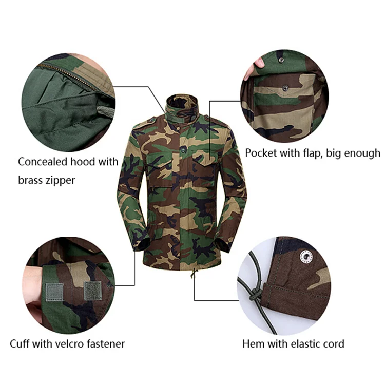 KANGO M65 Outdoor Field Parka Jacket - Durable & Versatile