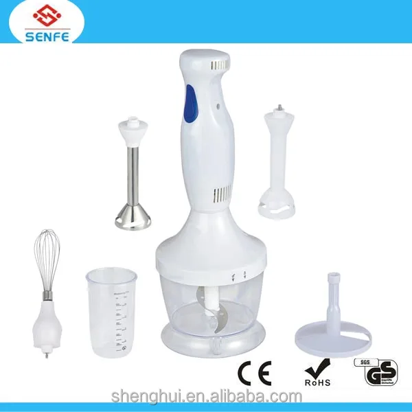 Home electric 4 dentro 1 multi-function blender GS/CE hand blender/ mixer / mixing stick