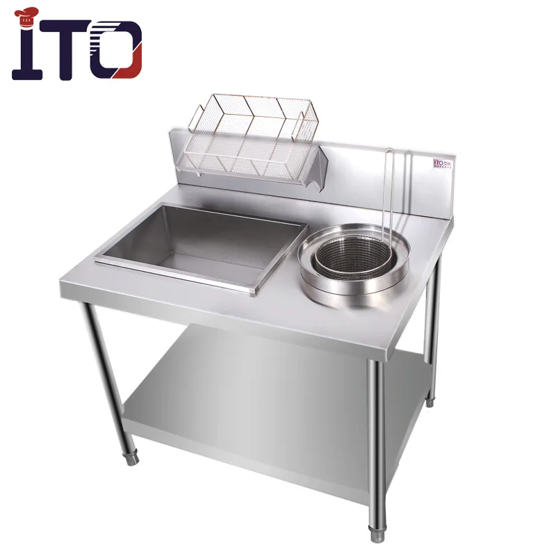 Simple Work Bench Western Fast Food KFC Wrapping Table