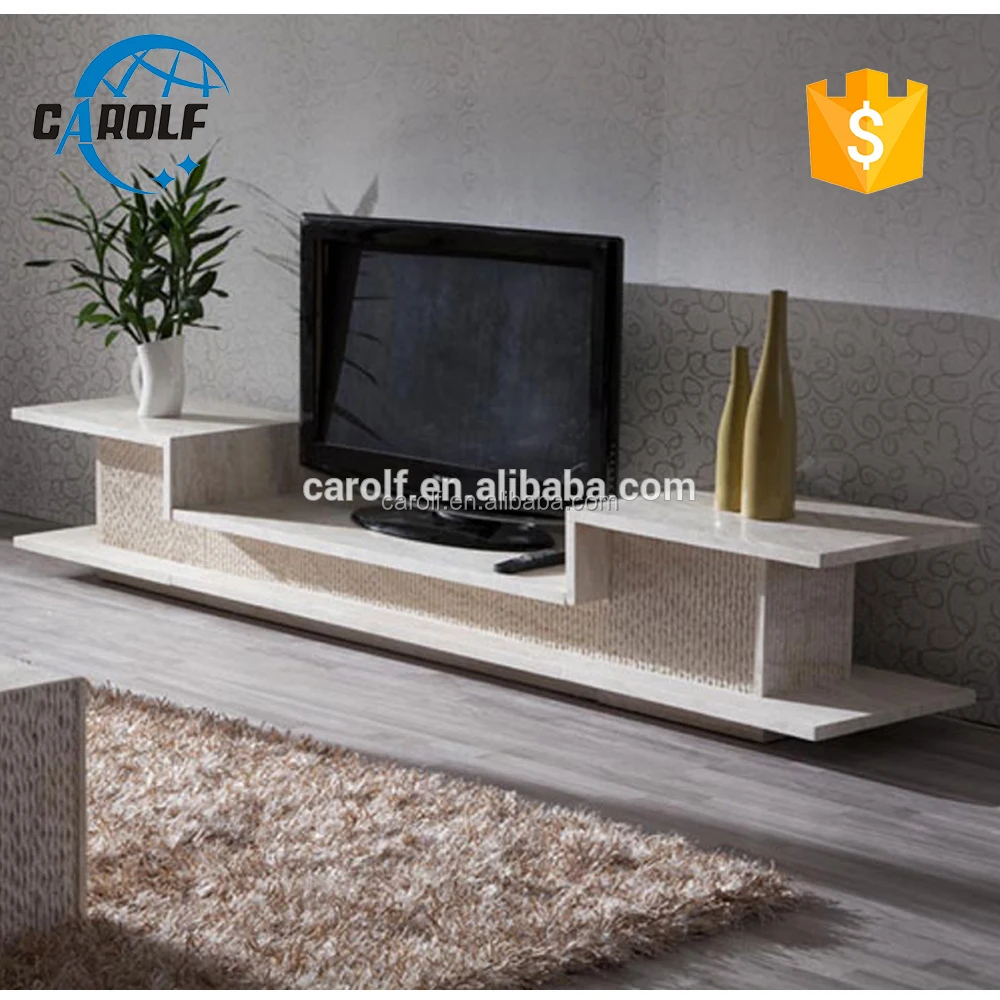 Natural Travertine Marble Tv Stand,White 2 Pieces Buy Natural