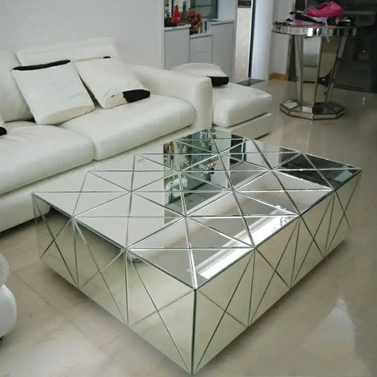 Living Room Furniture Square Coffee Table Full Mirrored Tea Table For Home Cafe Hotel View Modern Silver Mirrored Coffee Table For Living Room Mr Product Details From Shenzhen Mr Furniture Decor