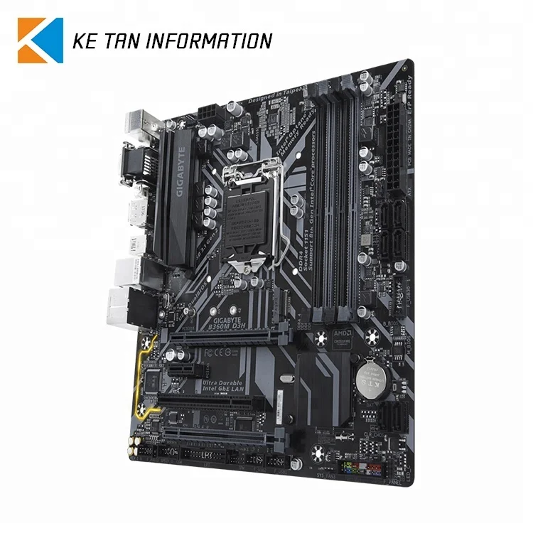 Gigabyte Intel B360m D3h Micro Atx Motherboard 64gb Ram Capacity Used