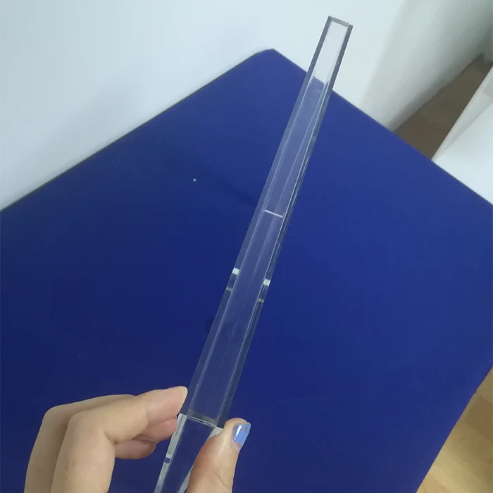 Custom Modern Rectangular Clear Acrylic Book Slipcase for Home