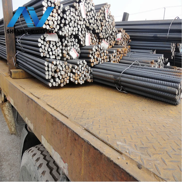 Высокопрочные деформированные стальные арматурные железные стержни для строительства по заводской цене