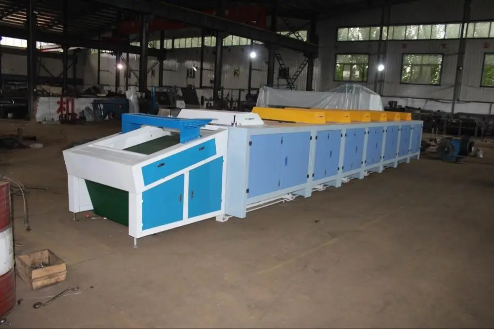 Открыватель и очиститель отходов ткани оборудование для переработки