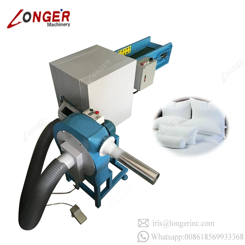 Automatic Latex Pillows Making Blowing Machine Polyester Fibre Pillow Filling Machine