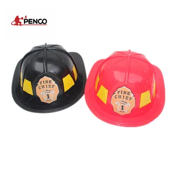 子供サイズ消防士帽子プラスチック消防士消防士ヘルメット販売