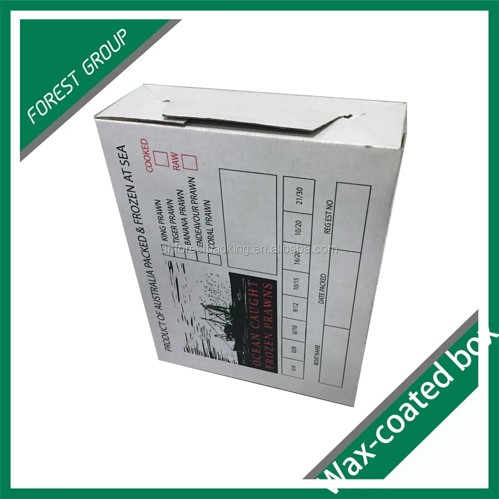 2016 ИНДИВИДУАЛЬНЫЕ БУМАЖНЫЙ WAX-COATED КОРОБКА ДЛЯ МОРЕПРОДУКТОВ