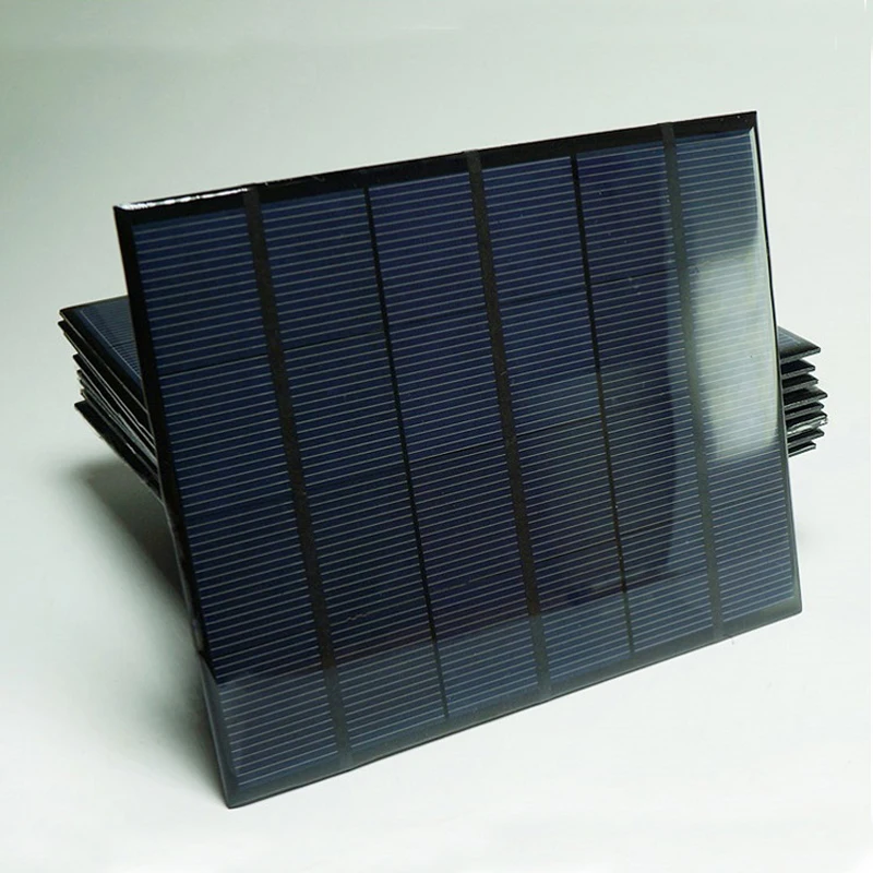 Высококачественная панель солнечных батарей 6V 3 5 W Портативный поликристаллический кремниевый солнечный генератор 165*135*3 мм