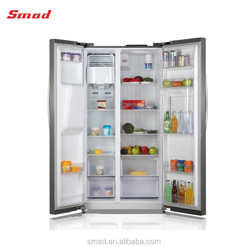 Frost Free Side by Side Refrigerator With Water Dispenser and Ice Maker