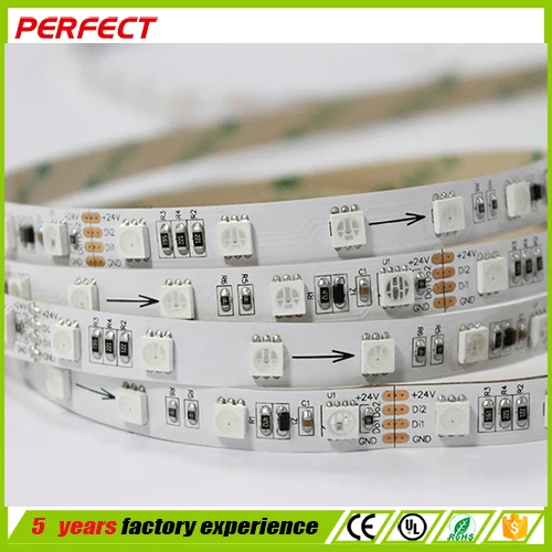 Intertek Led Strip 24V 5050 Digital RGB Flexible Led Strip Light with IC P943/ws2813