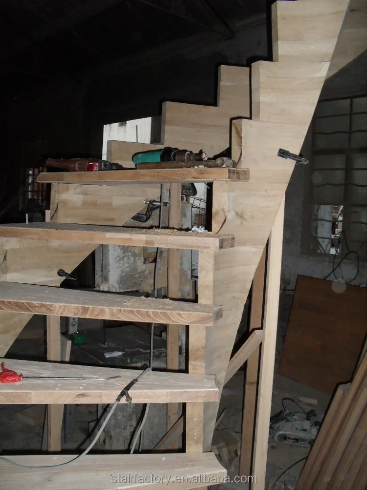 Европейская мода кривой лестницы твердой древесины винтовая лестница TS-130