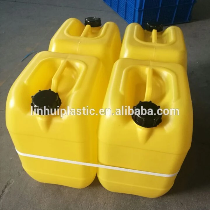 6 X 25 litre new plastic bottle jerry can water carrier approved tough yellow 