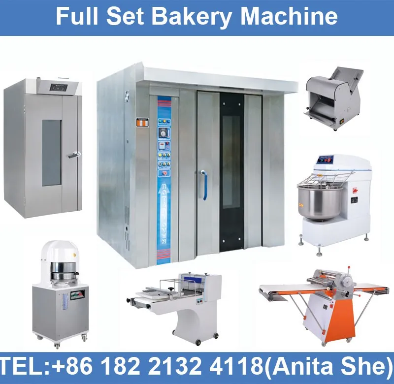 Industrial Bread Making Machines,French Bakery Equipment,Gas Convection