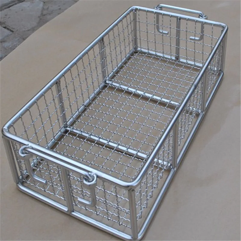 Food Grade Stainless Steel Wire Mesh Metal Storage Baskets For