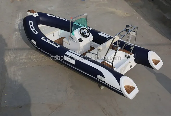
 Сертификация CE, жесткая надувная лодка RIB480B из стекловолокна высокого качества  
