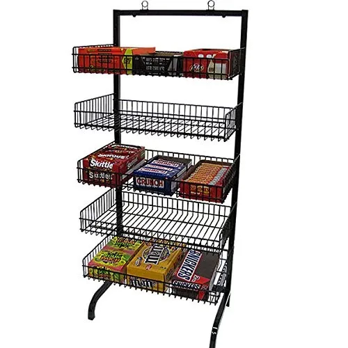 5 Tiers Wire Basket Floor Candy Biscuits Lighter Battery Display Rack Buy Candy Display Rack Lighter Display Rack Wire Candy Basket Stand Product On Alibaba Com
