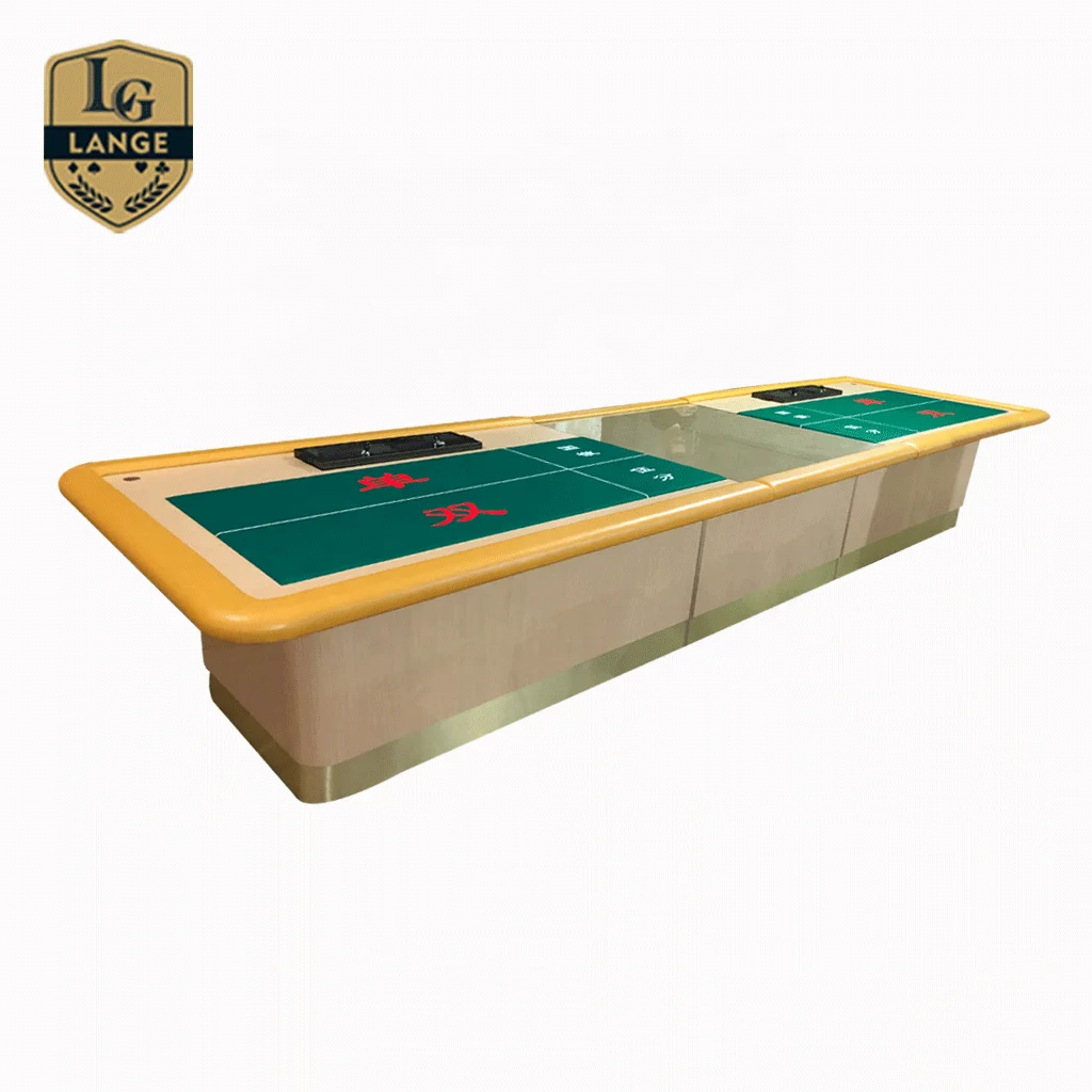 12 ног Делюкс заказное портативное кости покерный стол с сик бо шейкер