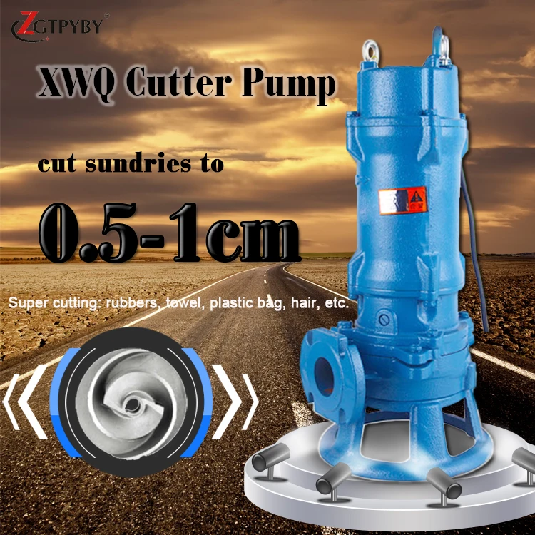 Best Submersible Toilet Fecal Dredge Cutter Pump Unit Electric Shredder