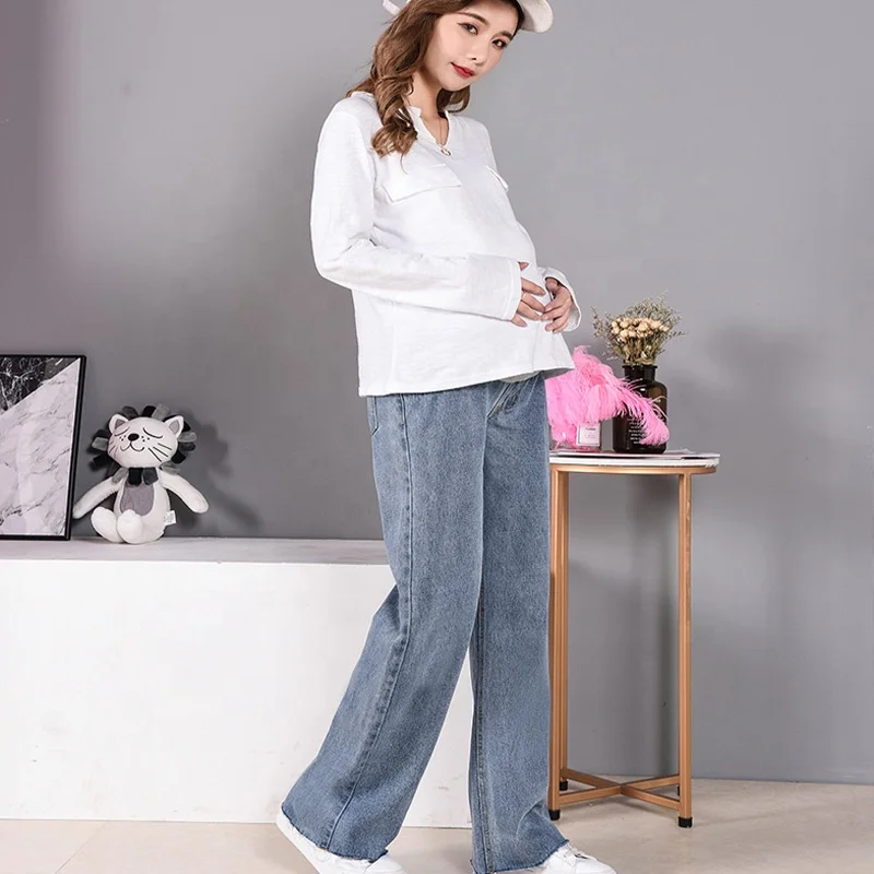 Women Pregnancy Bell-bottomed Pants 