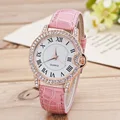 fashion casual ladies wrist watch women accessories watch of rhinestone watchcase Rome s number dial