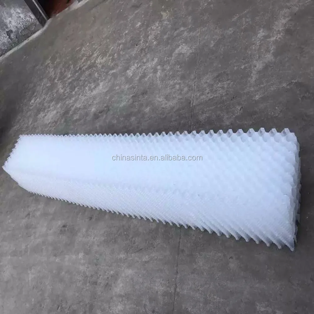 Water Filter PVC Cross Fluted Cooling Tower Fills