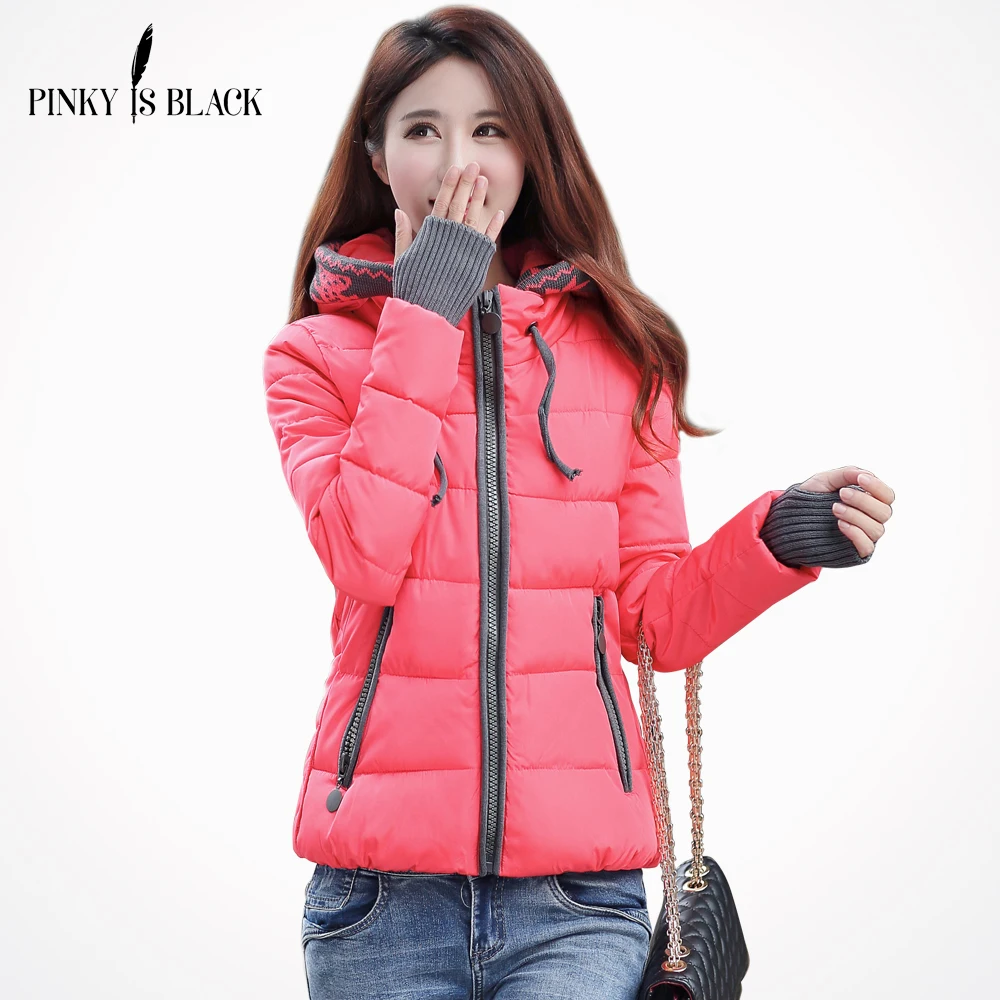 winter jacket women 2016 fashion slim short cotton padded