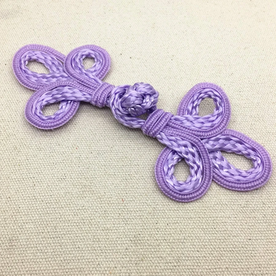 COOMAMUU Large Traditional Handcraft Decor Buttons Classic Chinese Frog Closure Buttons Knot Fastener for Cheongsam Tang Suits