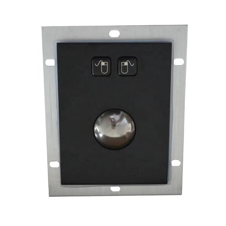 Three Keys USB Connect Trackball Metal Mouse
