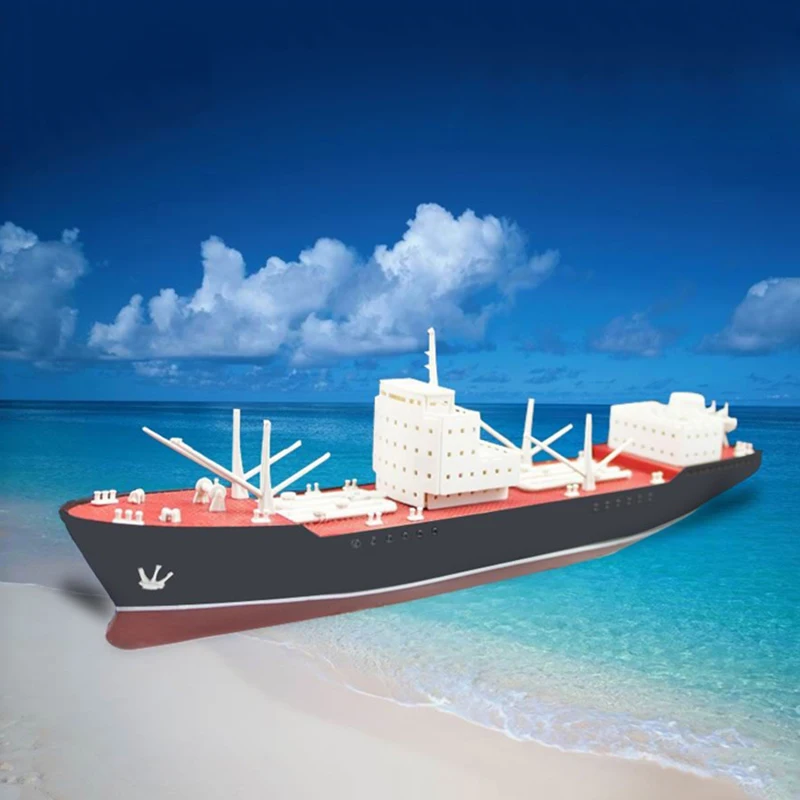 Million Ton Oil Tanker Rainbow Electric Assembly Model Kits Simulation Ship Model DIY Popular Science Toys
