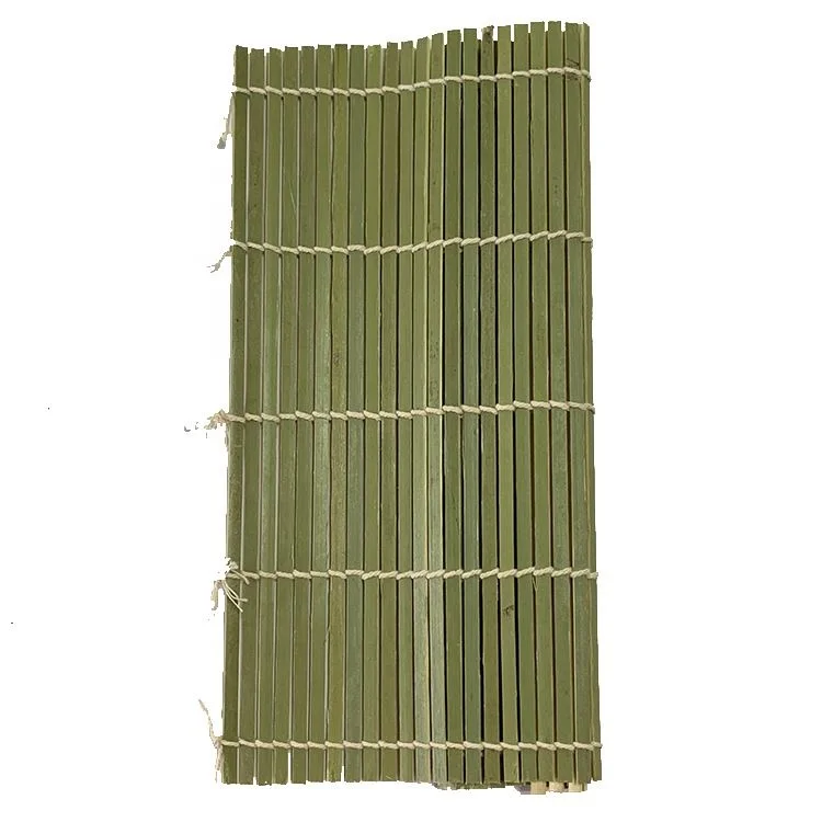 
Лидер продаж, японский Бамбуковый Коврик Для Роллинга суши 23*24 см, натуральный зеленый Бамбуковый ролл для суши, инструменты для приготовления пищи 