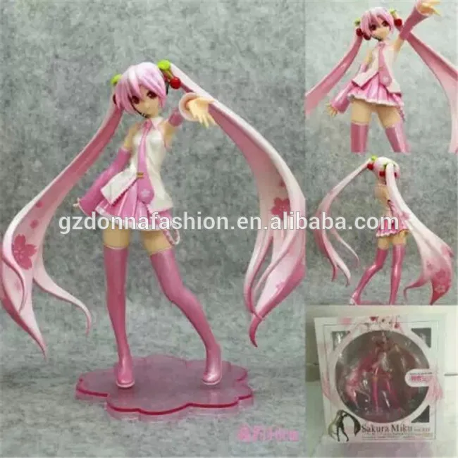 Anime Vocaloid Hatsune Sakura Miku Painted PVC Figure Model Toy New In Box