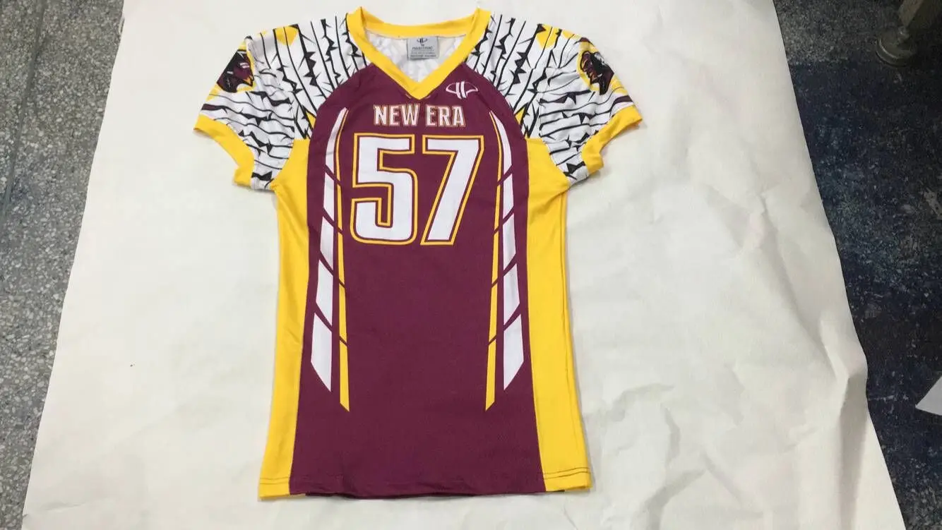American Football Uniform New Blanks Wholesale Digital Printing Jersey Football supplier