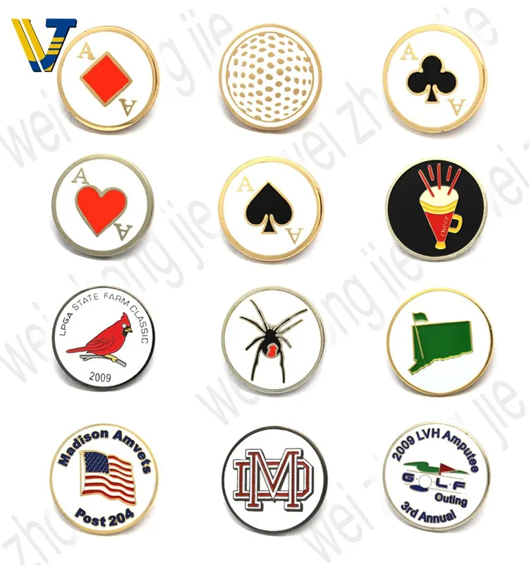 
high quality blank golf ball marker with great price 